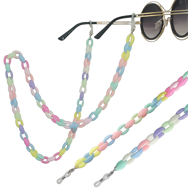 Eyewear Acrylic Chain Holder in Candy Colors